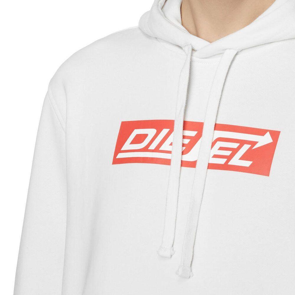 Diesel Sweat Blanc Homme Diesel Ginn