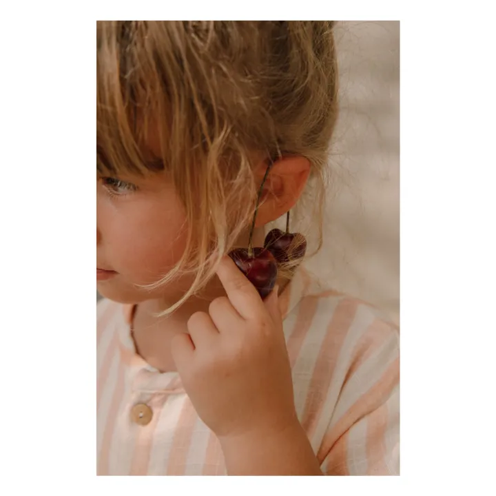 Studio Bohème Combishort Bebecito Rayée | Rose