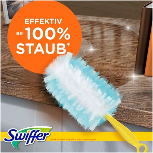 Swiffer Staubmagnet Starter-Set (1 Griff + 3 Nachfülltücher)