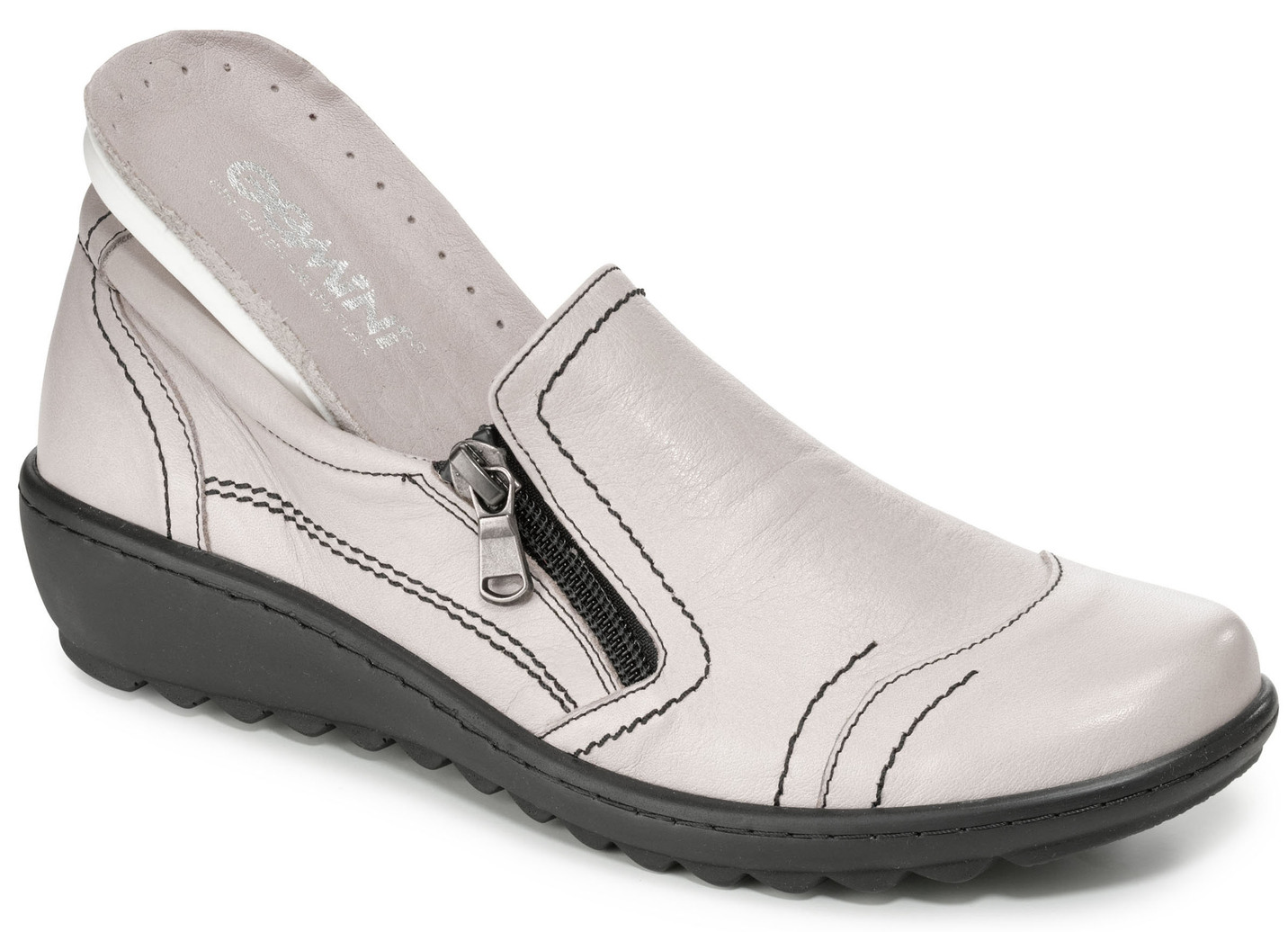 Gemini Slipper aus weichem Rind-Nappaleder