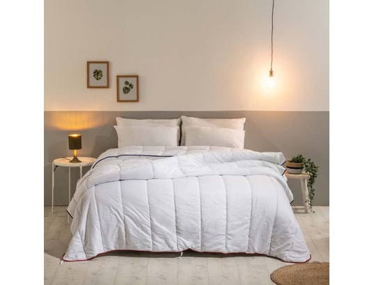 BLEU CALIN - Couette réglable : légère à chaude - 240x260cm - la 4 saison...