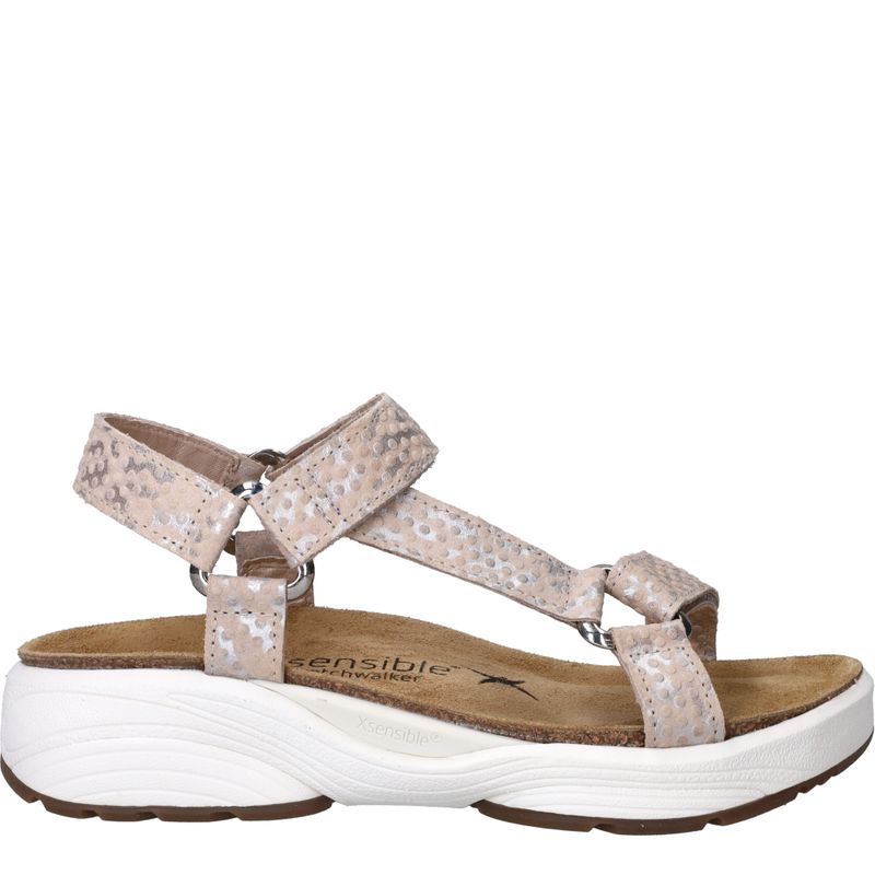 Xsensible Passiflora Stretchwalker Sandalen Beige Dames