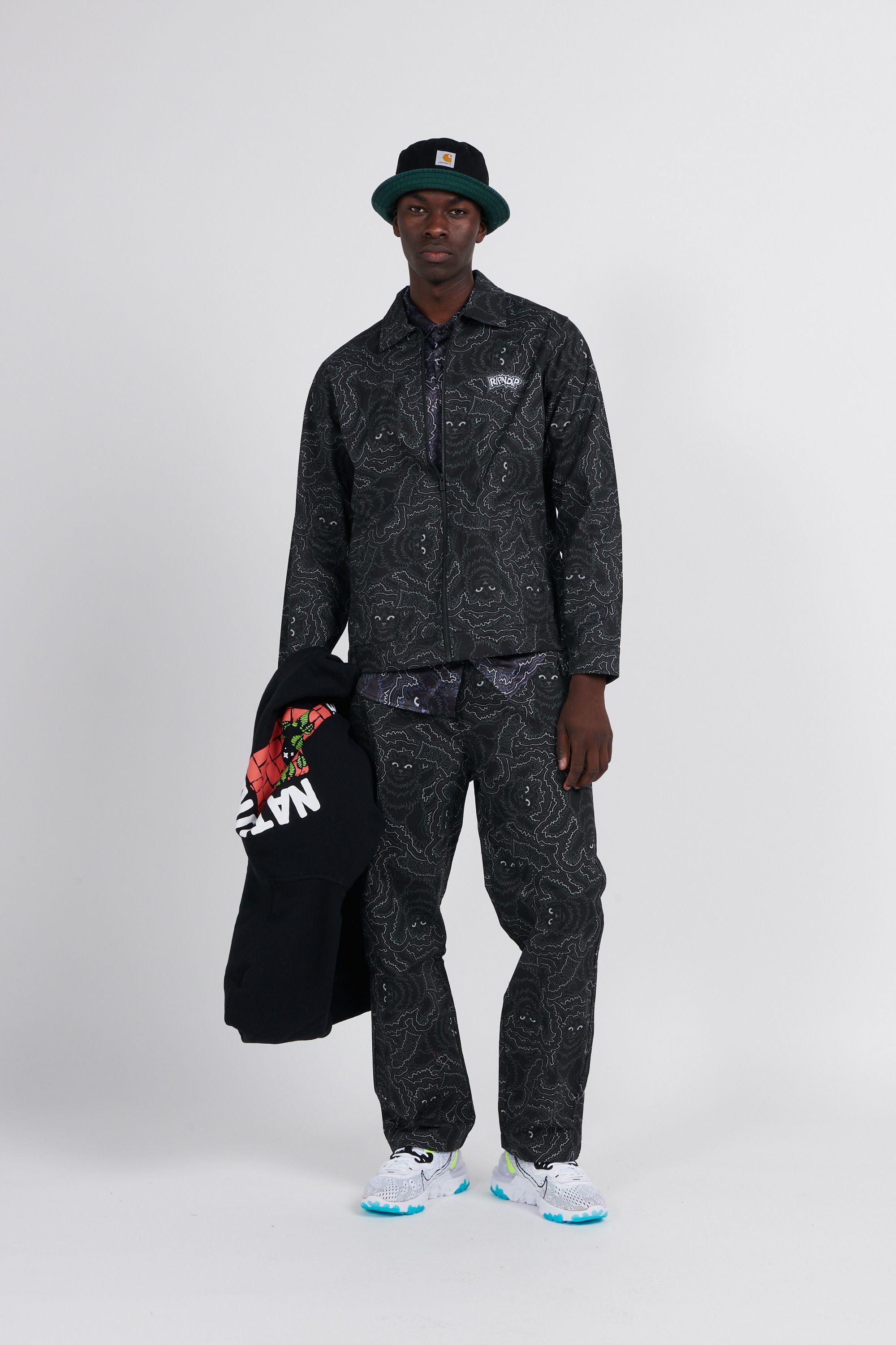RIPNDIP Veste Big Pussy Energy Work Jacket Noir