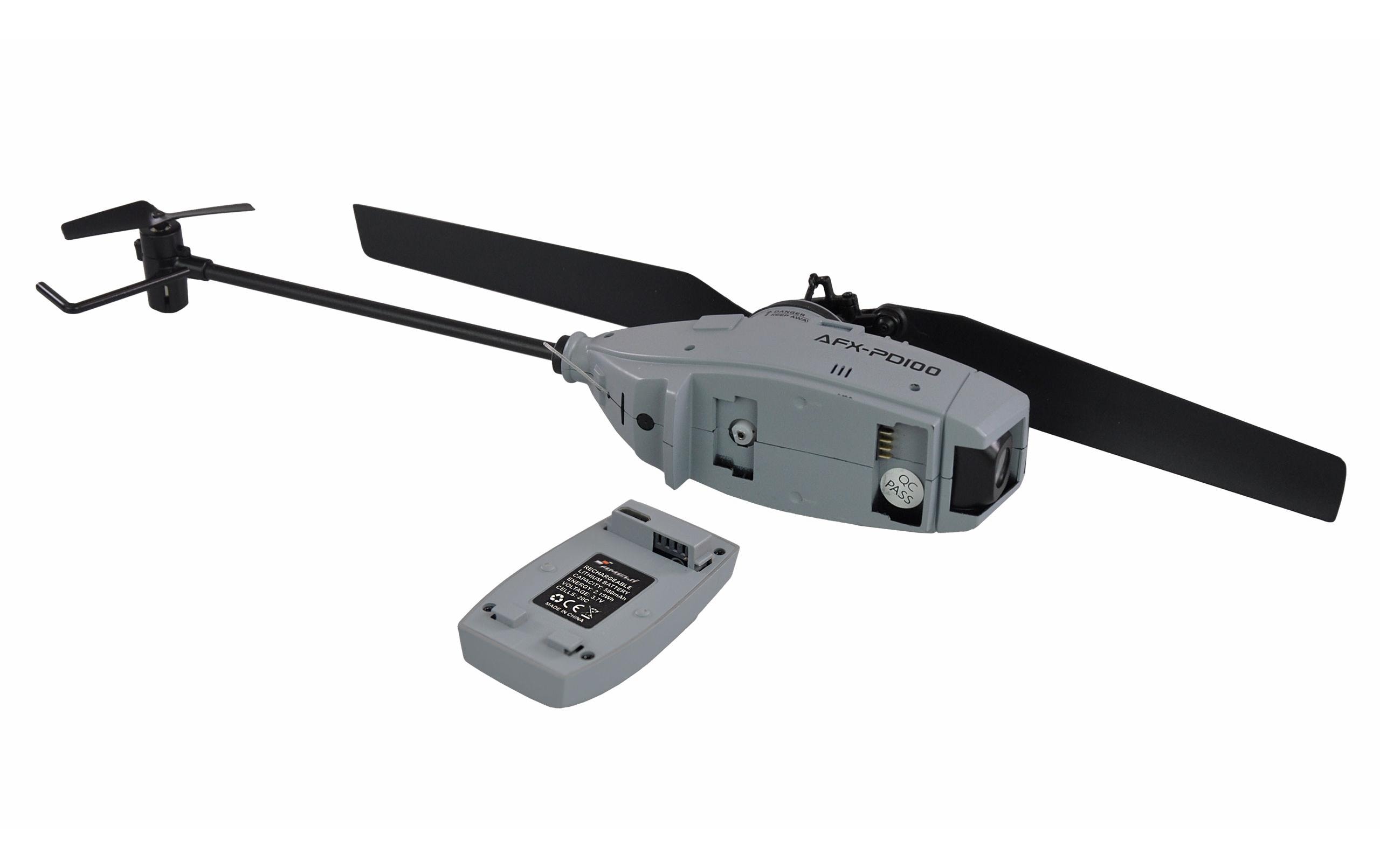 Helikopter AFX PD1000 mit Kamera, 4-Kanal RTF<br>Single Rotor Heli mit HD-Kamera und 6G Gyro