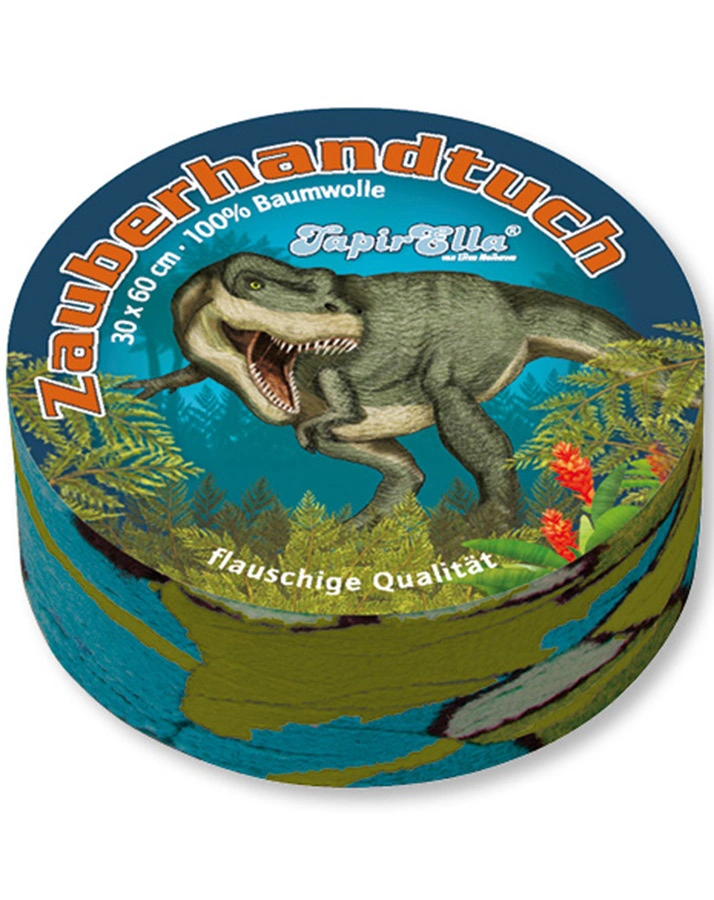 Zauberhandtuch T-REX 2 (30x60) in bunt