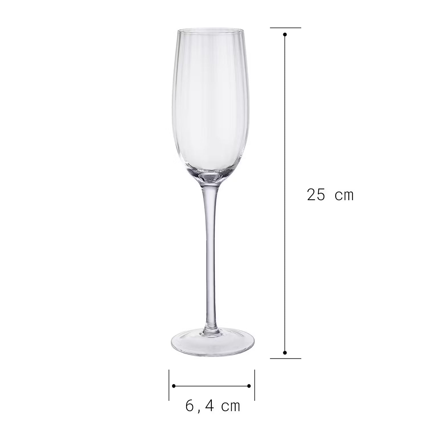 MODERN TIMES Champagnerflöte 6er-Set