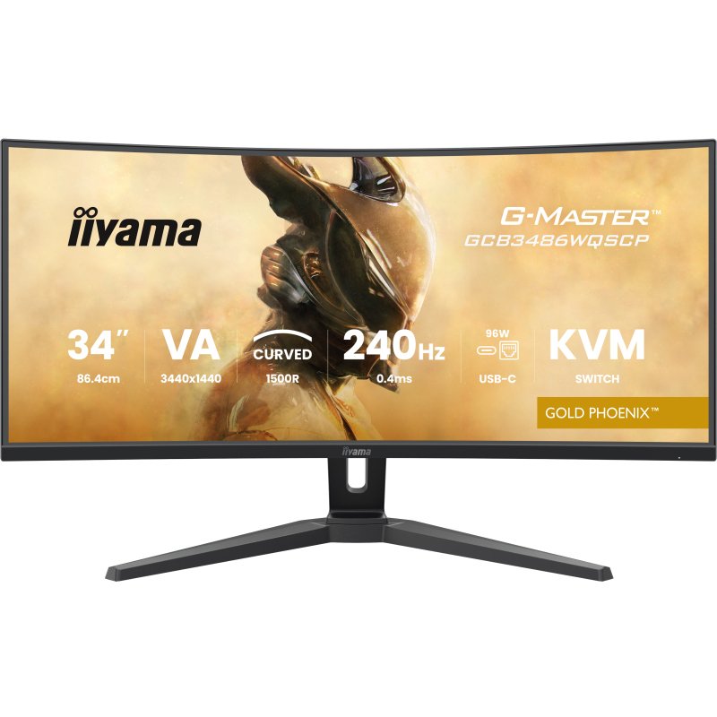 iiyama G-MASTER GCB3486WQSCP-B1 écran plat de PC 86,4 cm (34