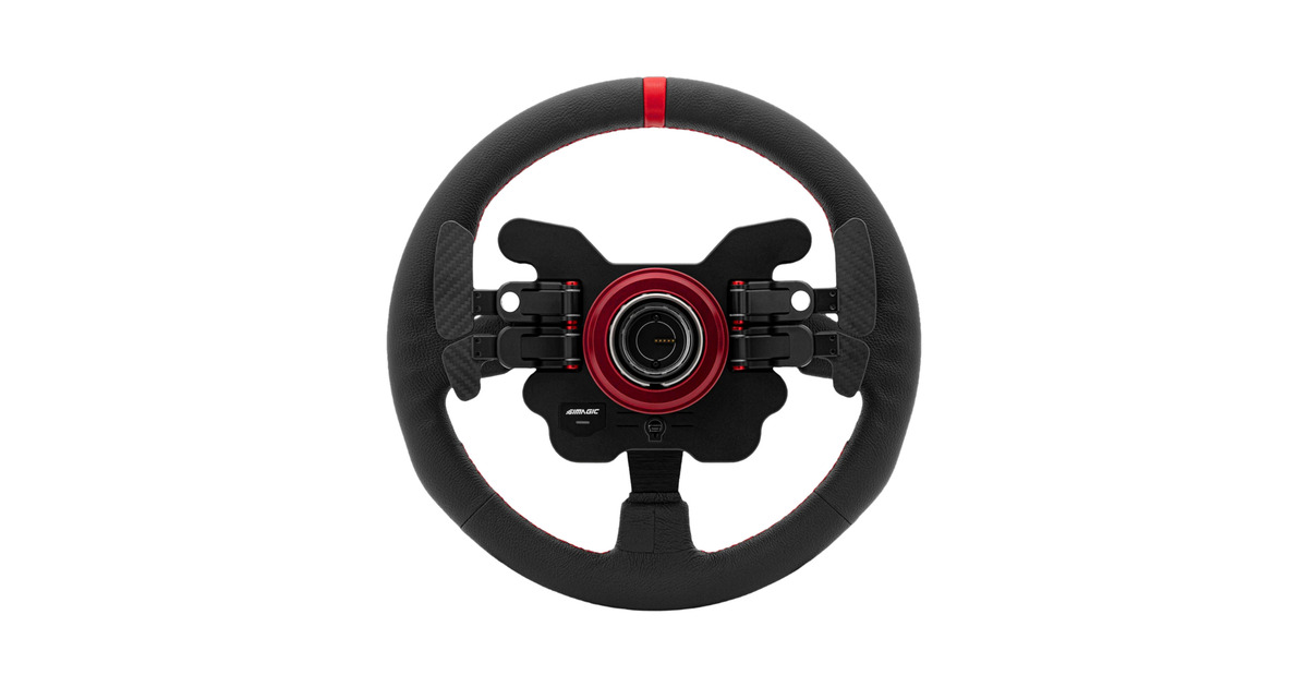 SimagicGT1-SR (Leather) stuur add-on  (Zwart)