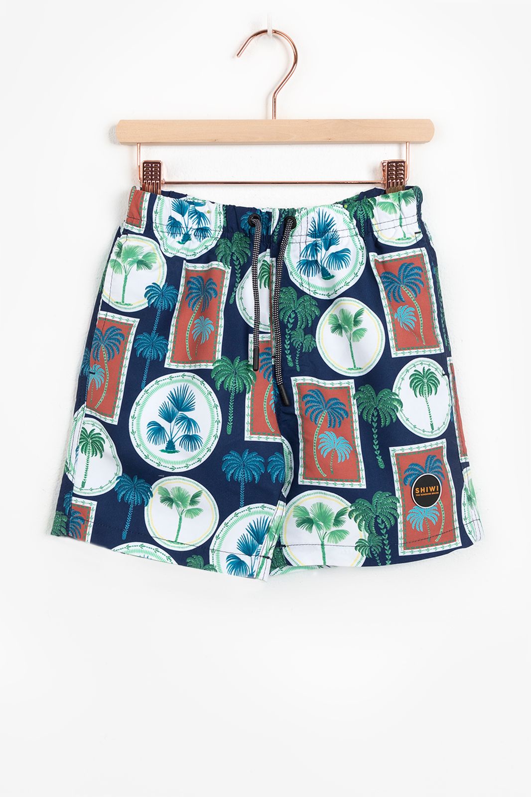 Shiwi donkerblauwe zwembroek palmboom