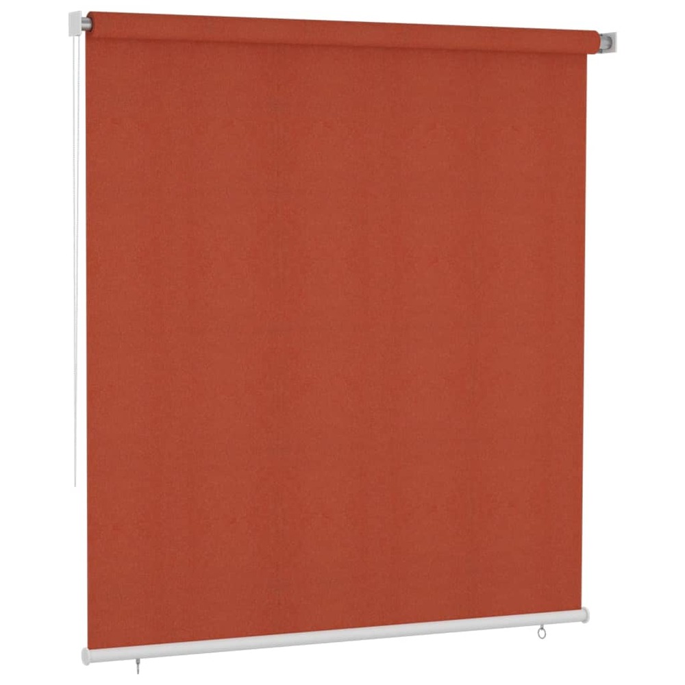 Store roulant d'extérieur 220x230 cm terre cuite pehd