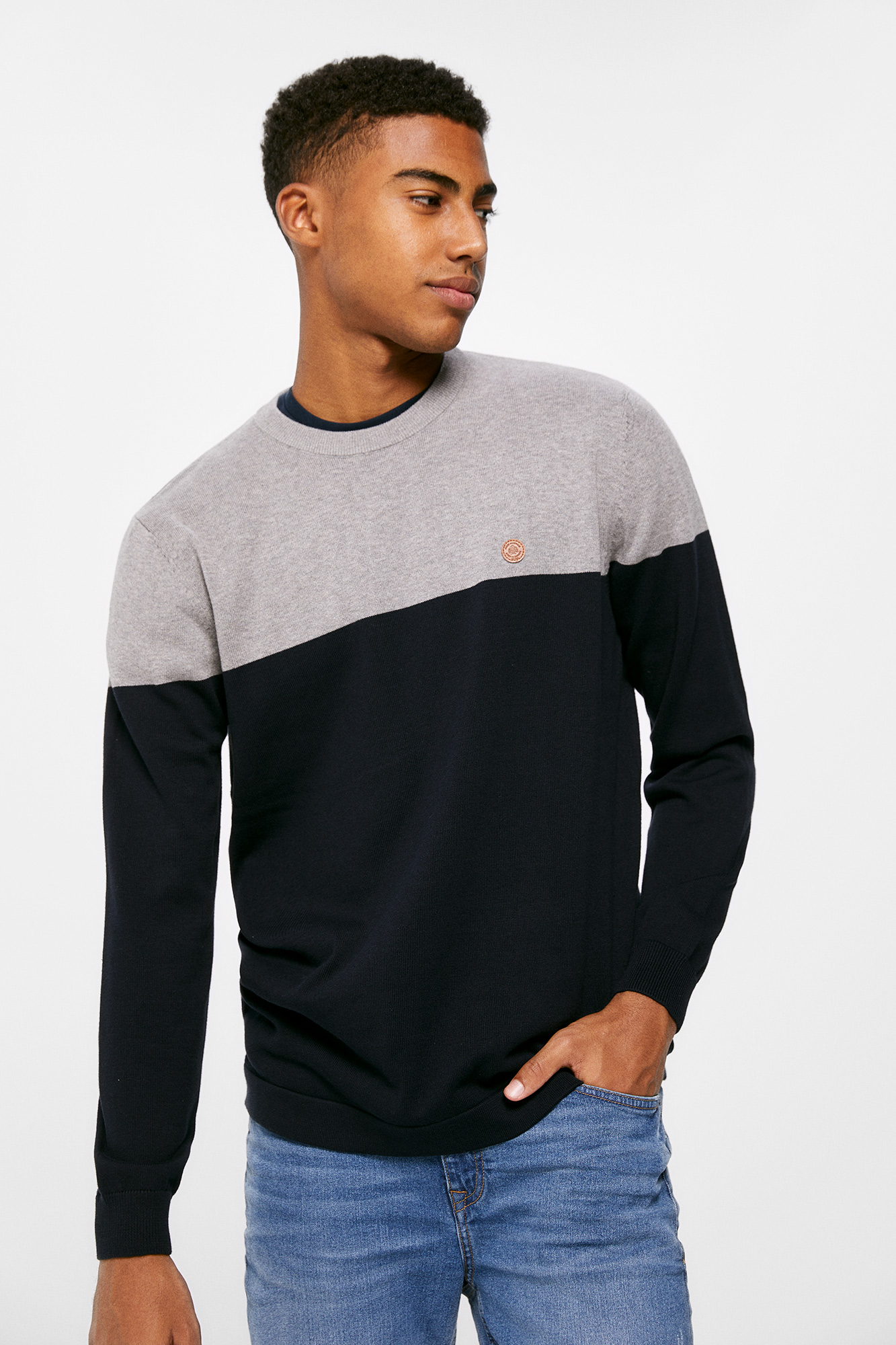 camisa básica de blocos