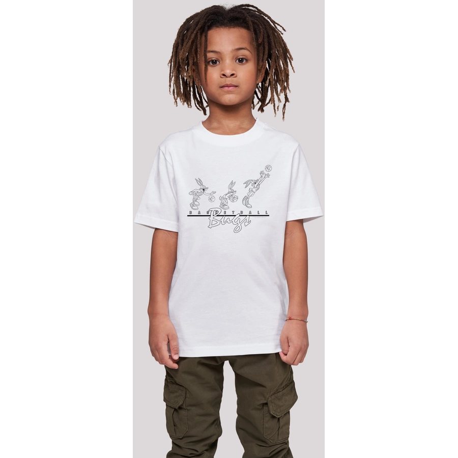 F4NT4STIC T-Shirt Looney Tunes Basketball Bugs weiß
