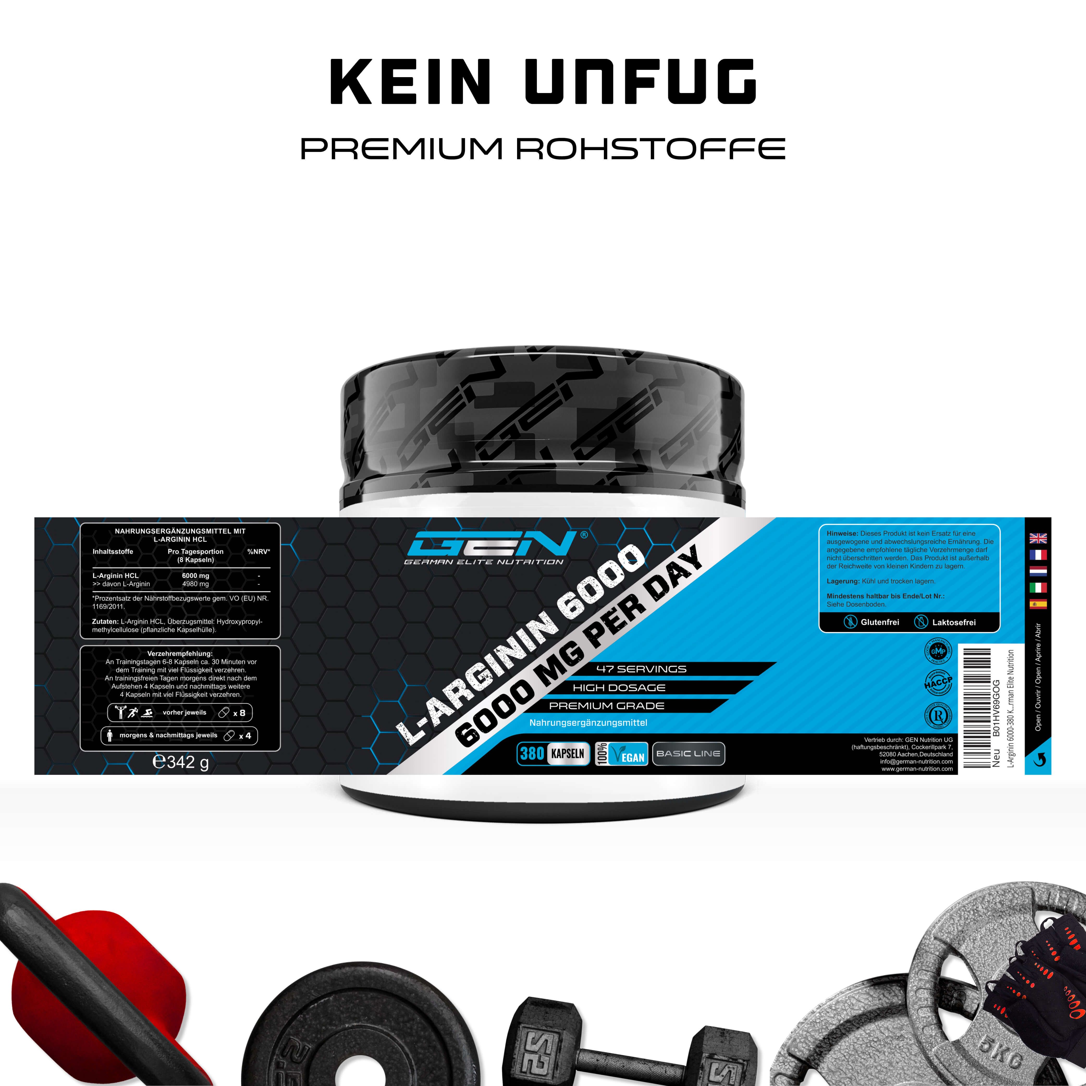 GEN L-Arginin 6000