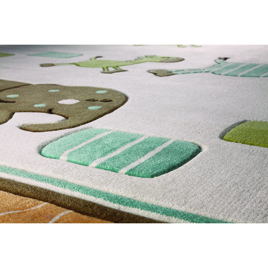 Esprit Kinderteppich Lucky Zoo beige