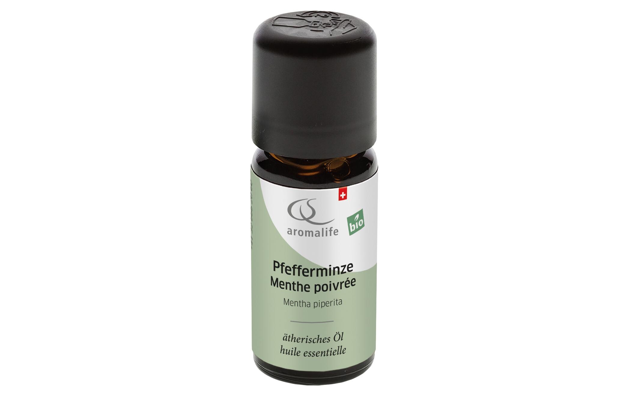 Ätherisches Öl Pfefferminze 10 mlAromaöl mit aromatisch-minzigem Duft