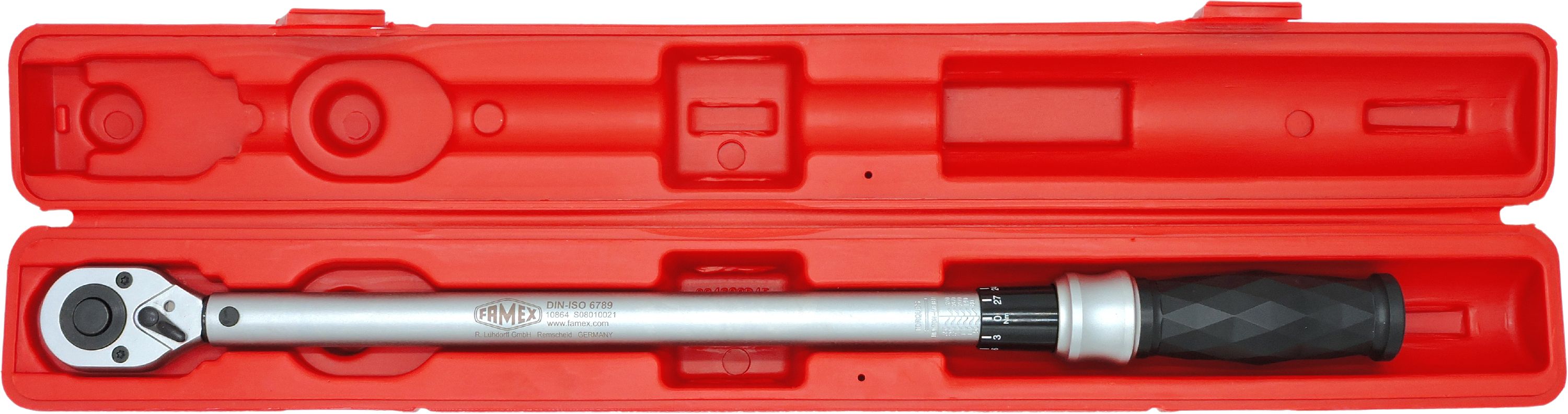 FAMEX 10864 Drehmomentschlüssel, 12,5 mm (1/2-Zoll)-Antrieb, 50-350 Nm