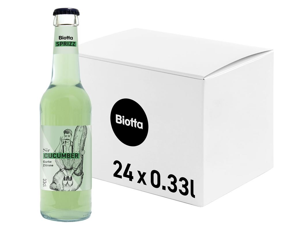 BIOTTA Sprizz<br>24 × 3.3 dl, Flasche, Gurke-Zitrone