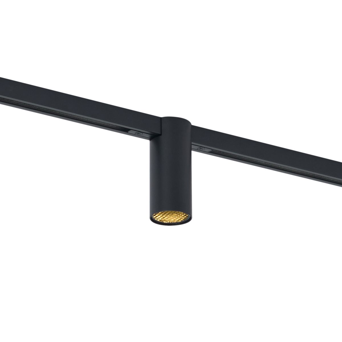 Moderne spot zwart voor railsysteem 1-fase GU10 35mm - Slimline Nubee Honey