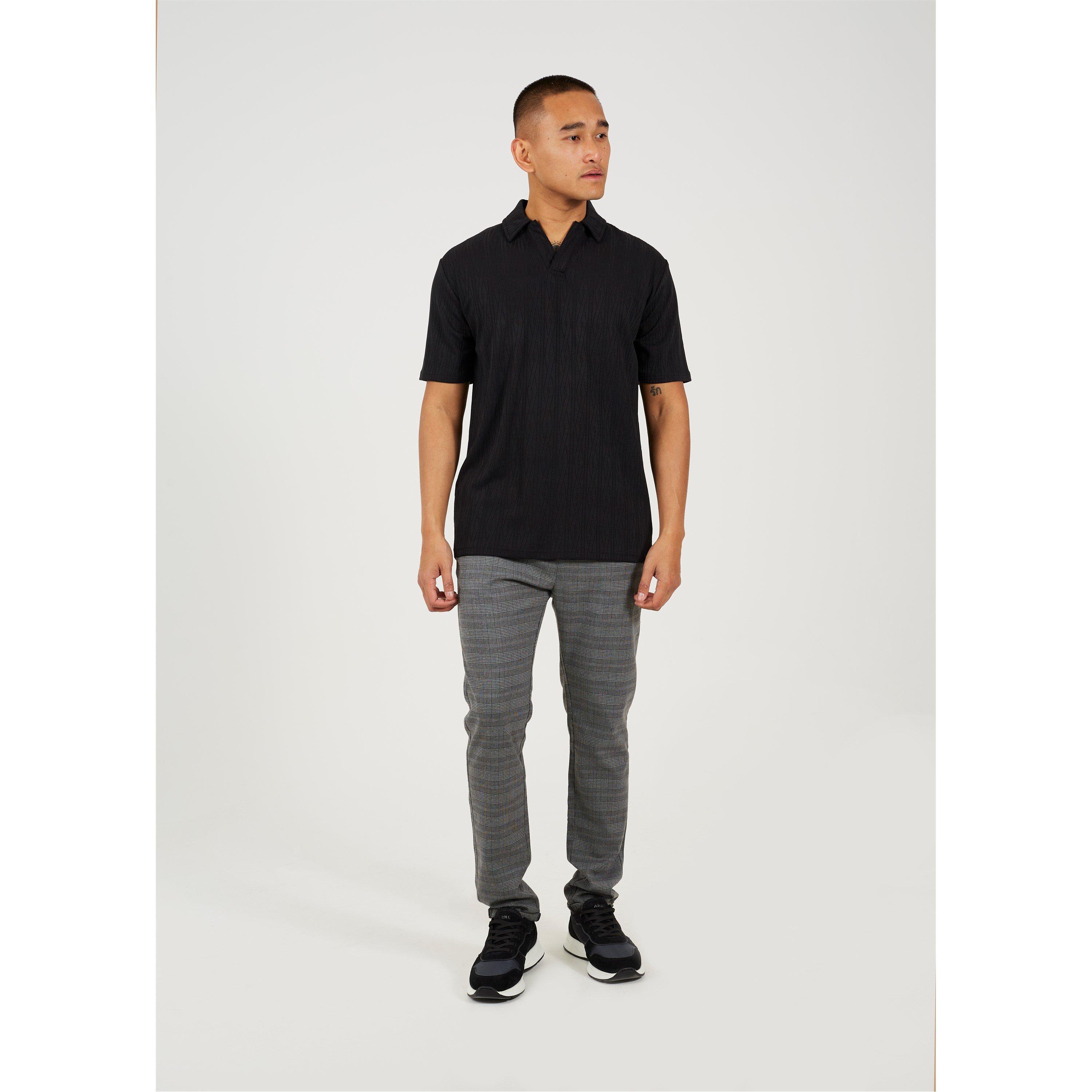 Brave Soul Grey Checked Trouser