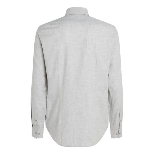 Calvin Klein Fannel Solid Slim Skjorte, Moon Mist, 39