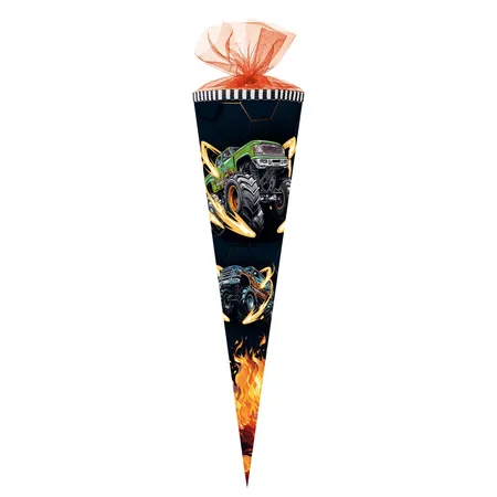 Nestler Schultüte, 70cm, rund, Motiv: 