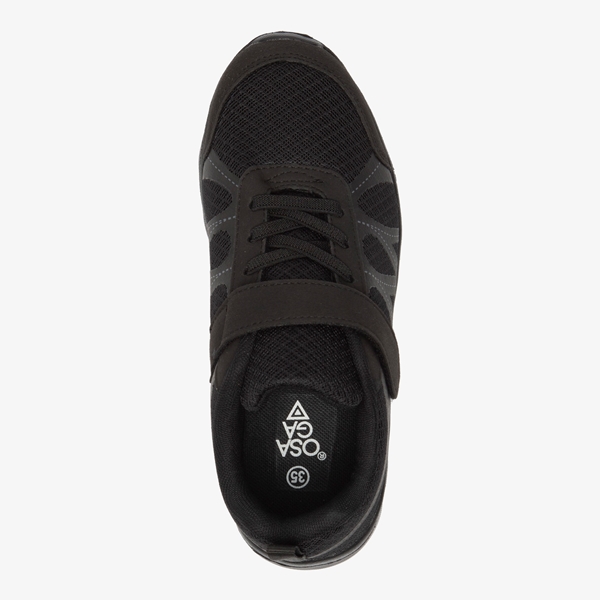 Osaga Sharp kinder hardloopschoenen zwart