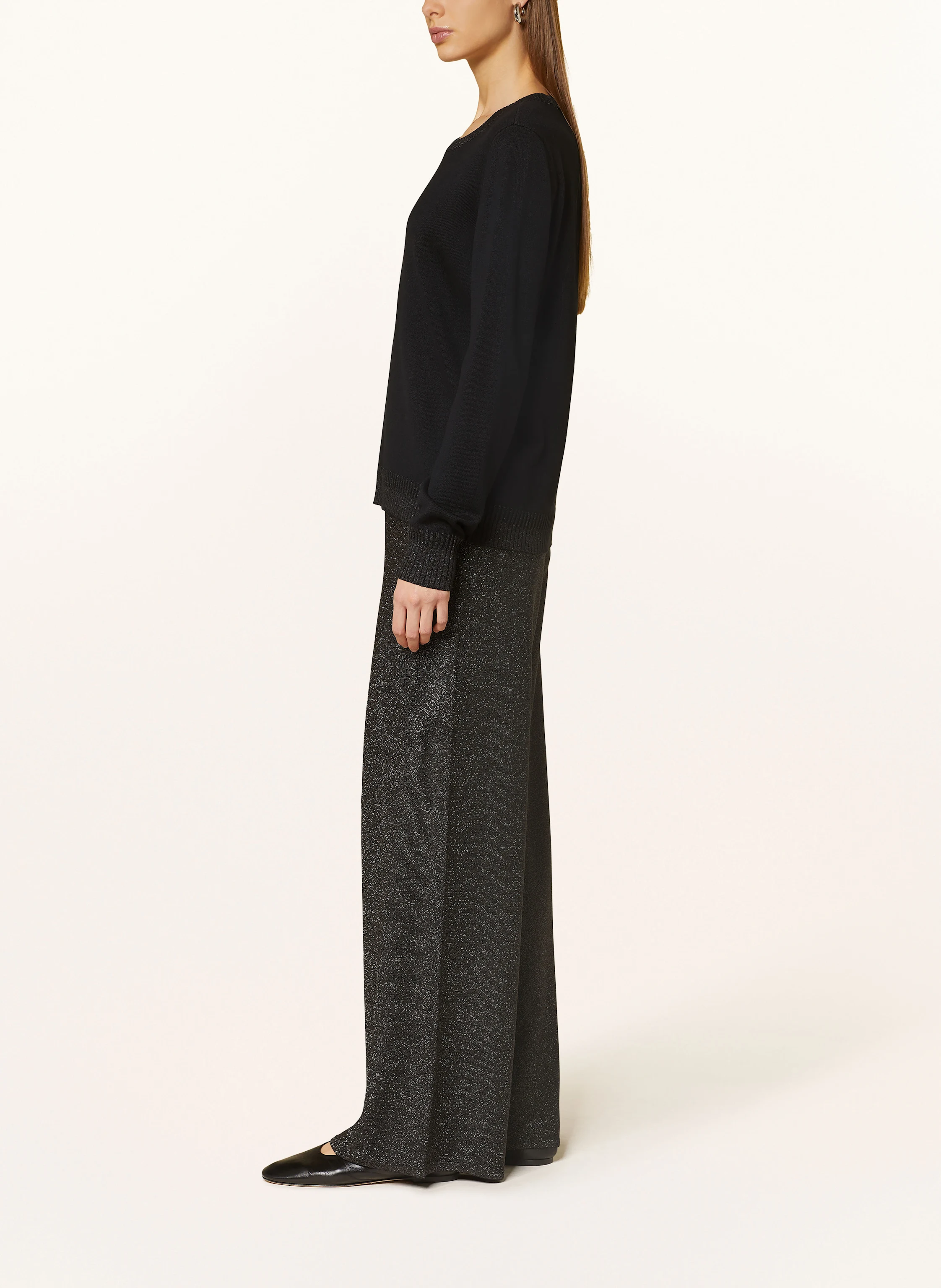 LIU JO Strickhose mit Glitzergarn