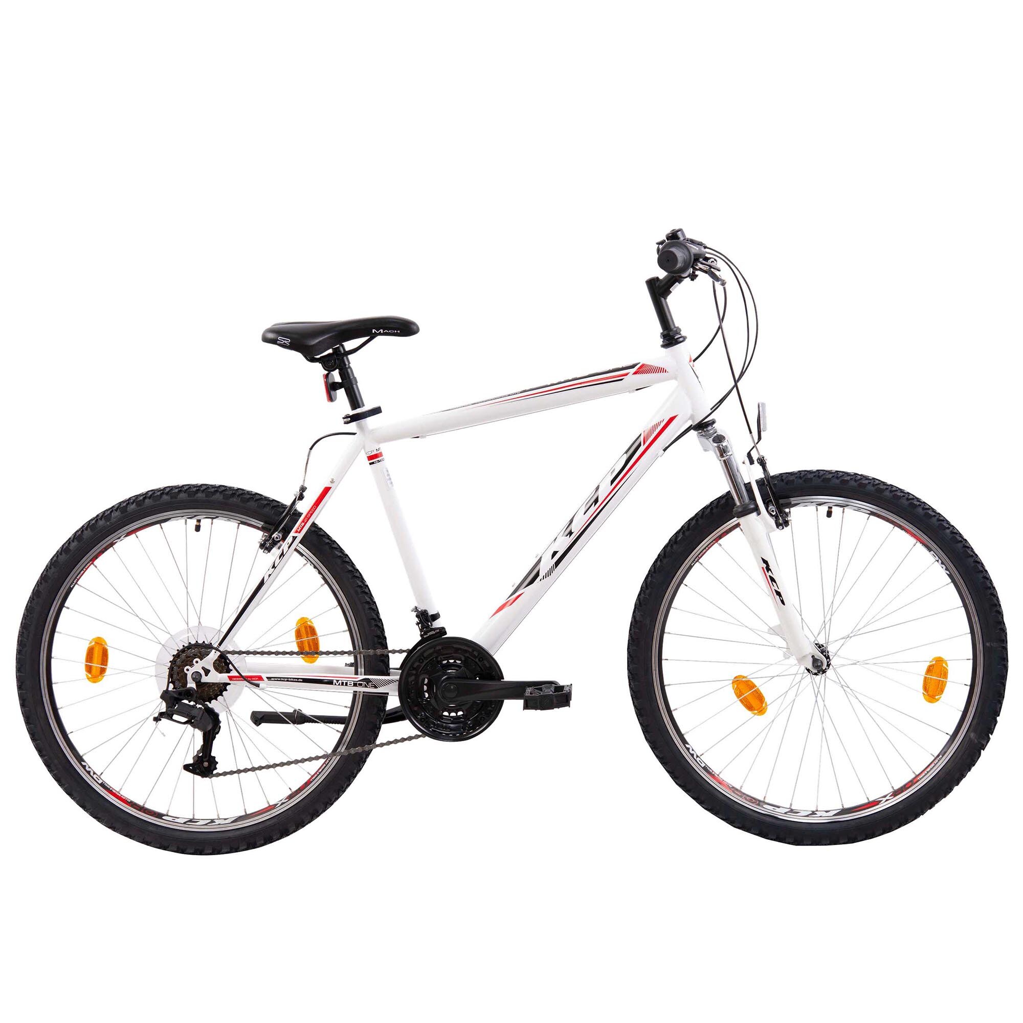 Chrisson MTB One Mountainbike 26 Zoll Herren Damen 175 - 185 cm Hardtail MTB 21 Gänge Scheibenbremsen Fahrrad