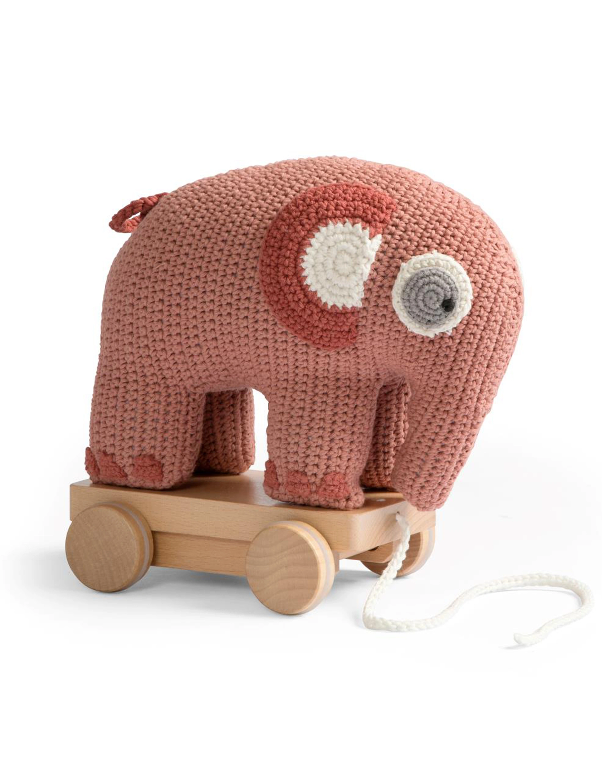 Nachziehtier FANTO DER ELEFANT in blossom pink