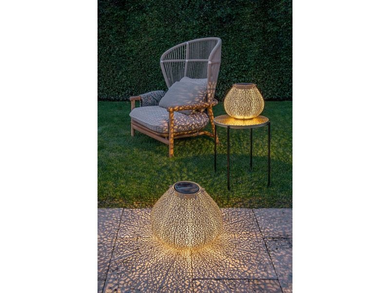 STT Laterne Solar Antic Lantern Jade L, Beige Solarleuchte zum Aufstellen