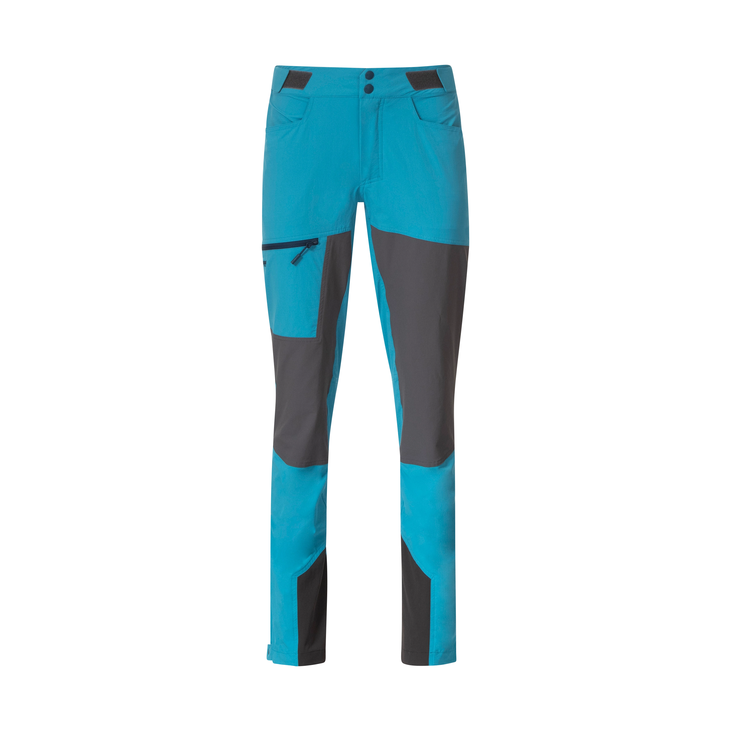 Cecilie Mountain Softshell Pants Clear Ice Blue / Solid Dark Grey