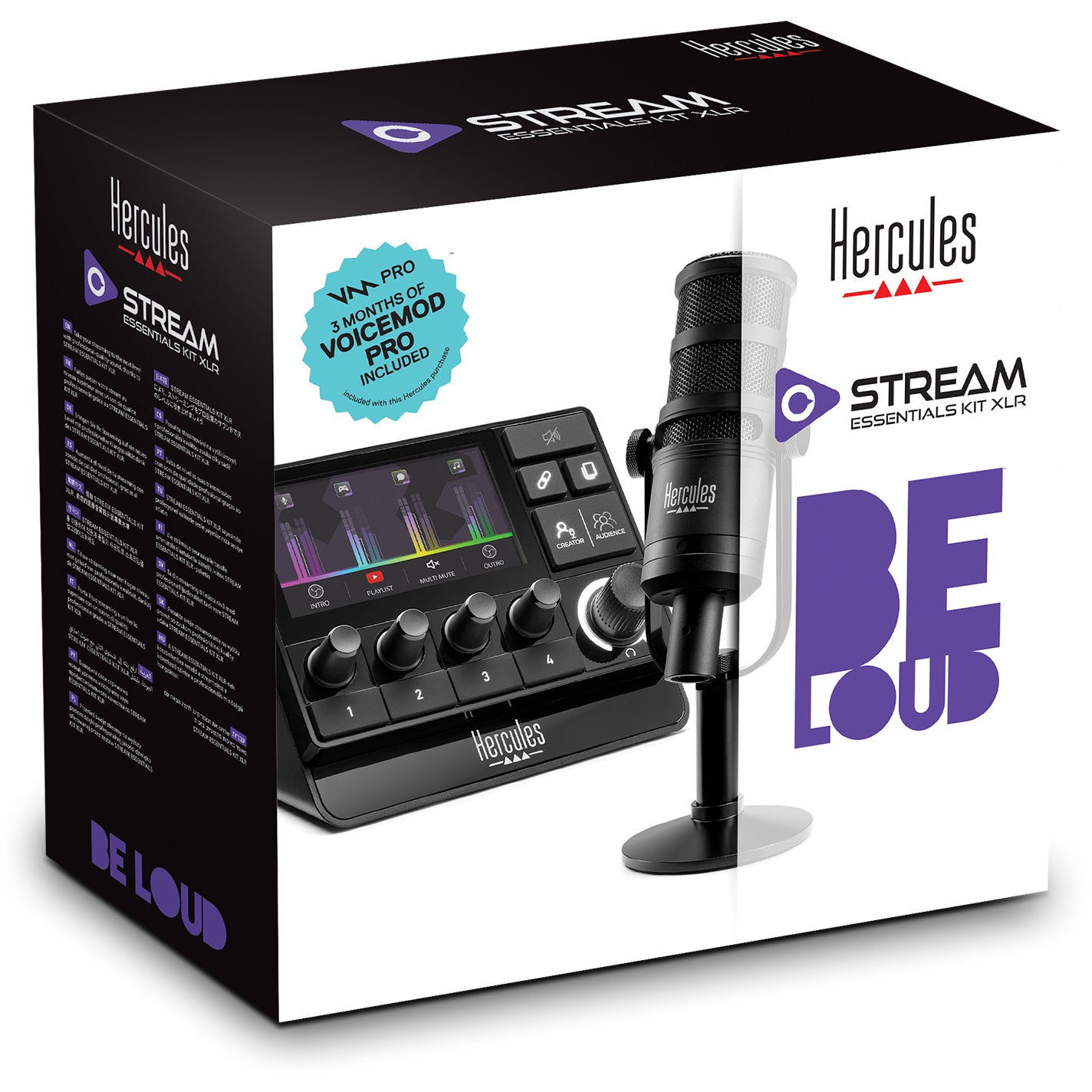 Hercules Stream Essentials Kit XLR audio streamer