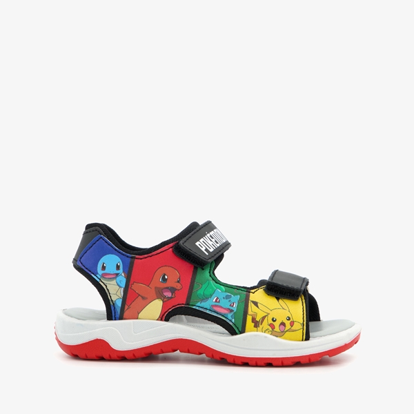 Pokémon kinder sandalen rood/zwart