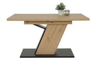 Tisch Jeanette Eiche Artisan/schwarz
