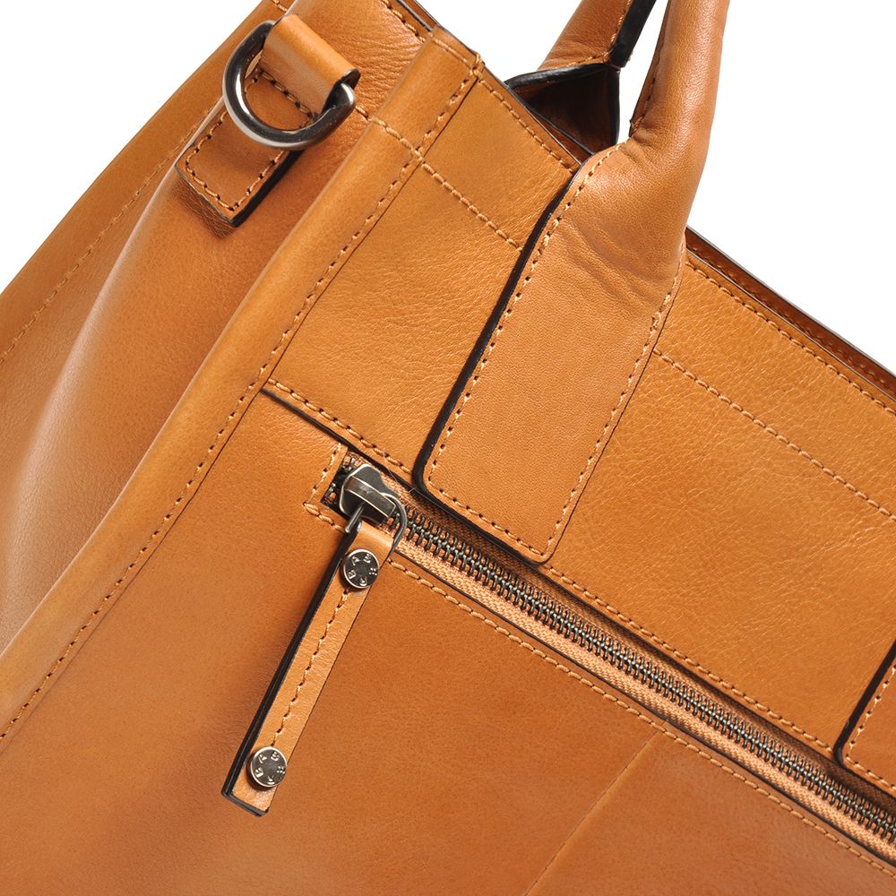 Berba Icons Handtas Tote Medium Cognac