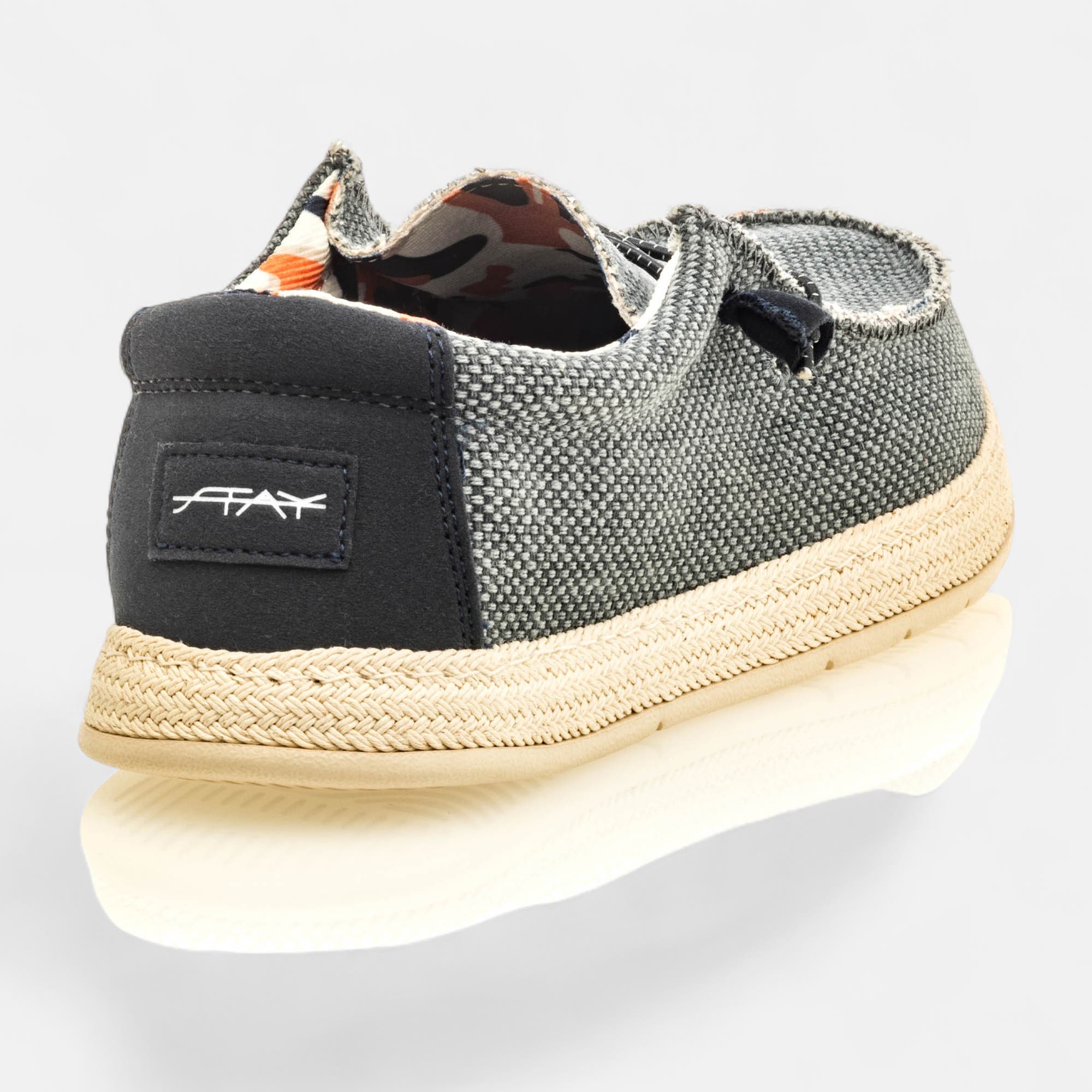 Baskets en toile Homme bleu