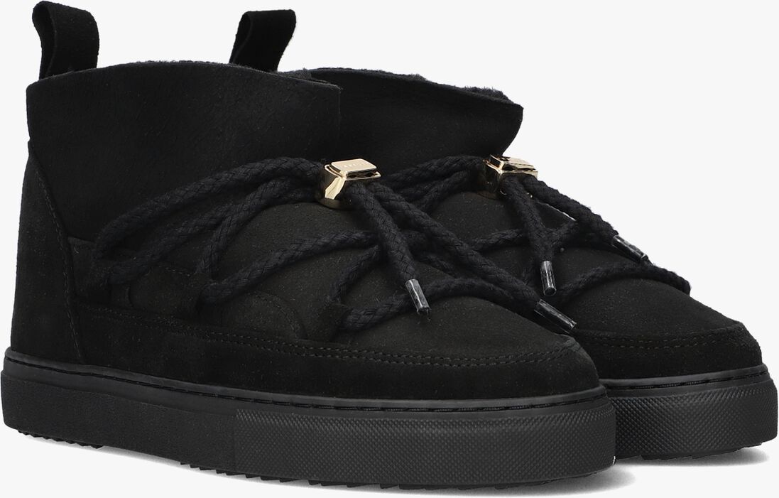 zwarte inuikii vachtlaarzen classic low