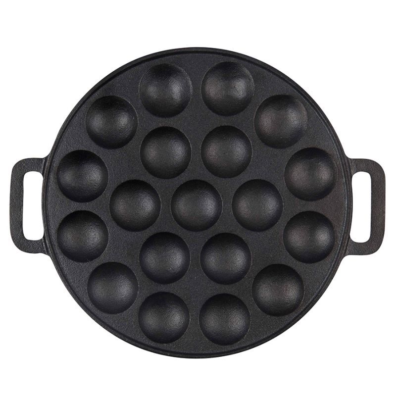 The Windmill Cast Iron Poffertjespan - Pan - Zwart