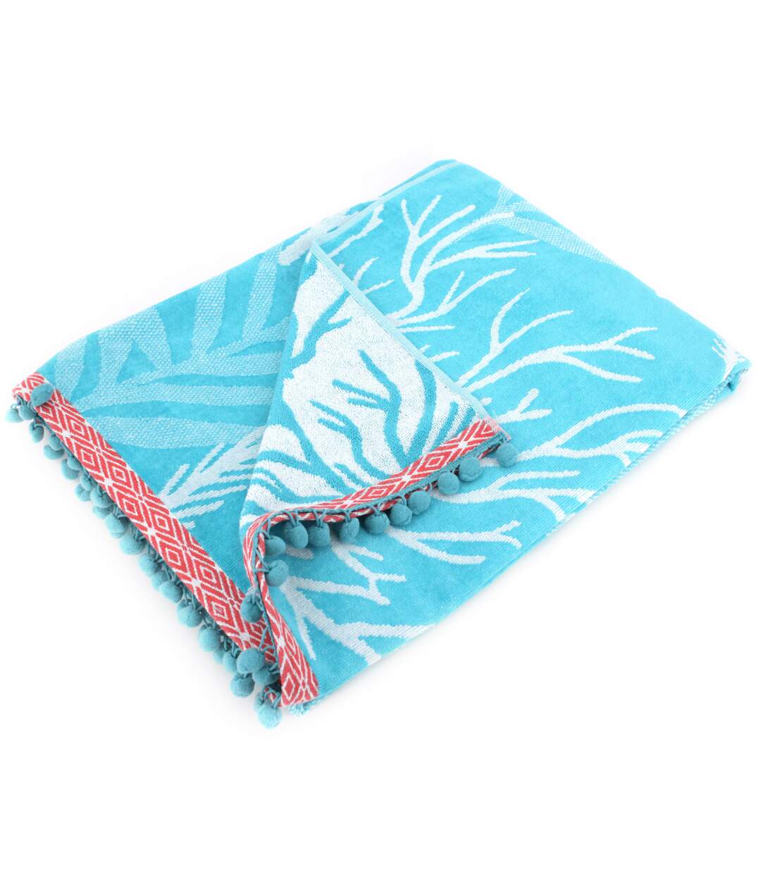 Drap de plage 100x180 cm BLISS Bleu