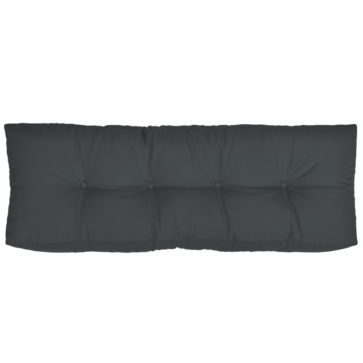 Beautissu ECO Elements palletkussen rugleuning 120x40x10cm grafietgrijs