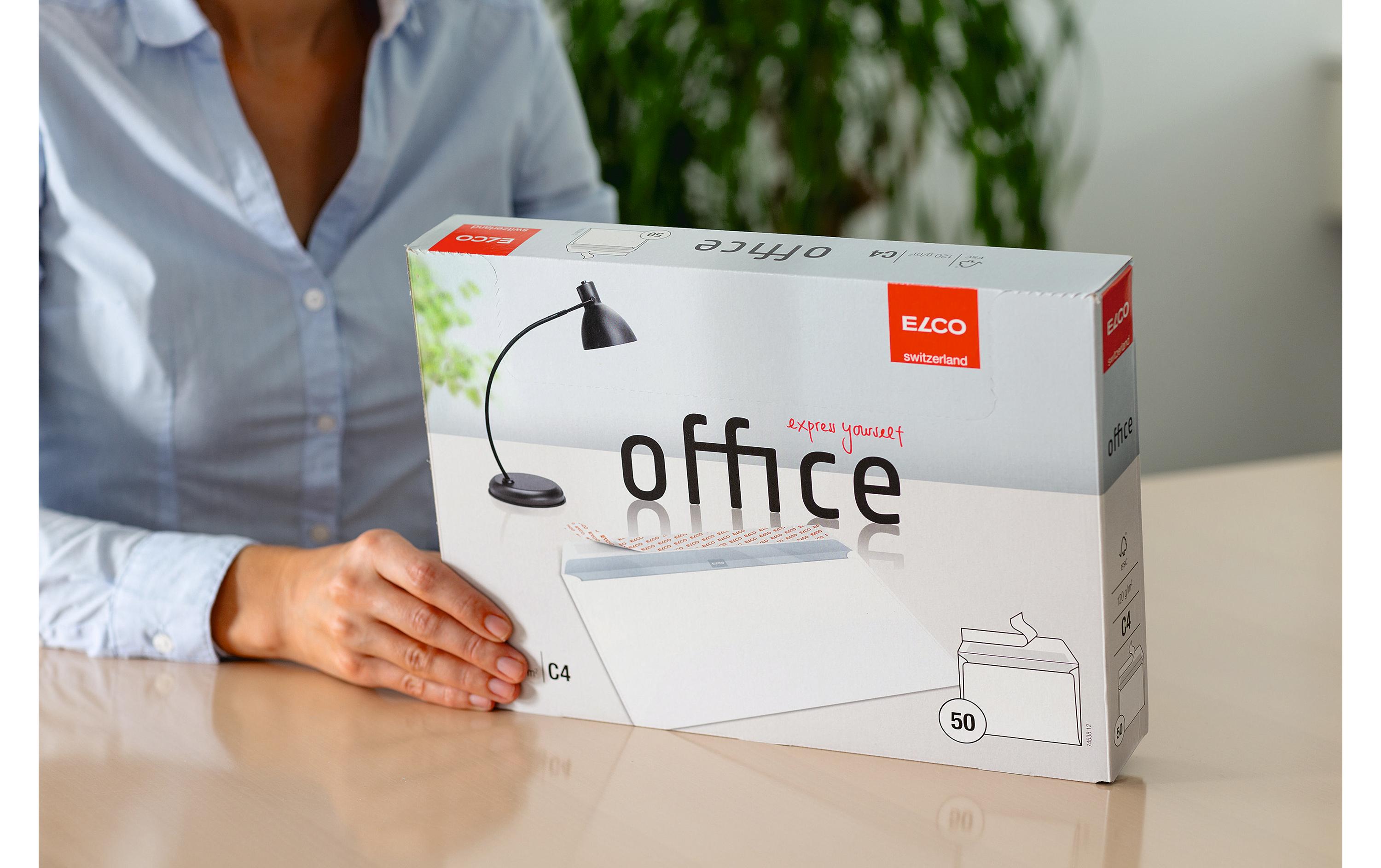 Couvert Office Box C4 ohne Fenster, 50 StückBriefumschlag C4 in einer praktischer Box
