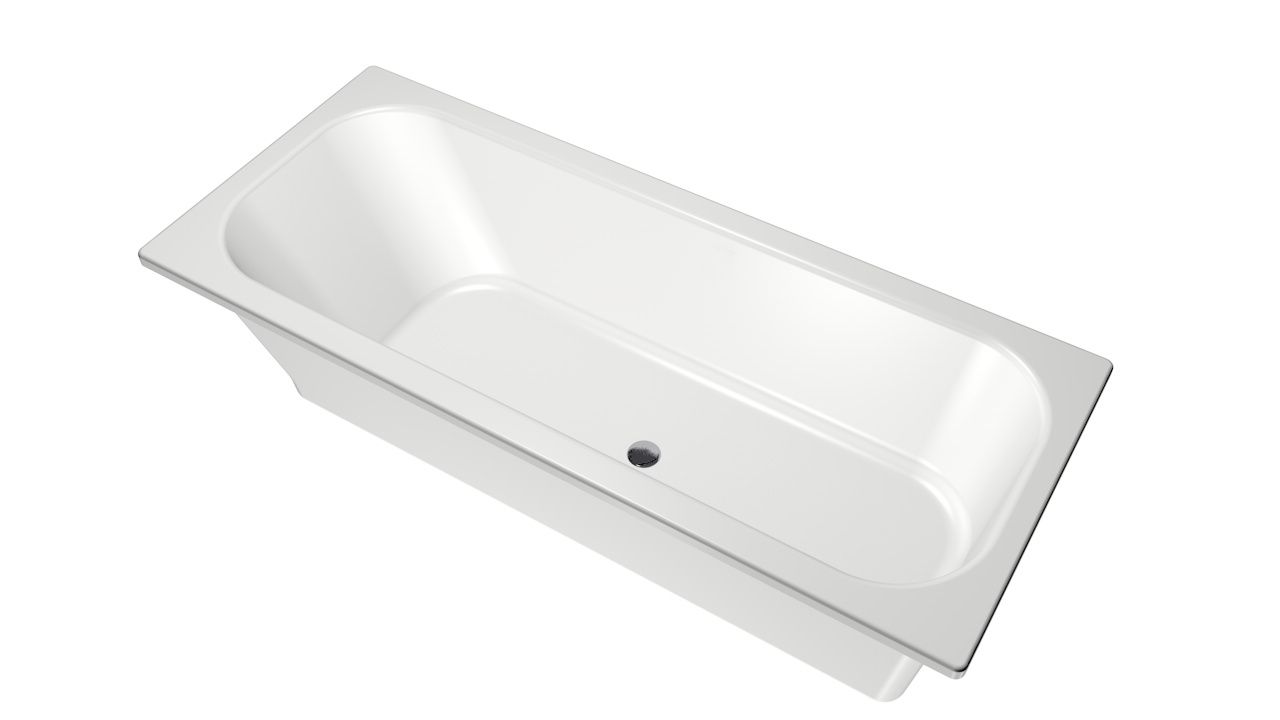 Xenz Aruba ligbad acryl 190x80x45cm zonder overloop wit glans