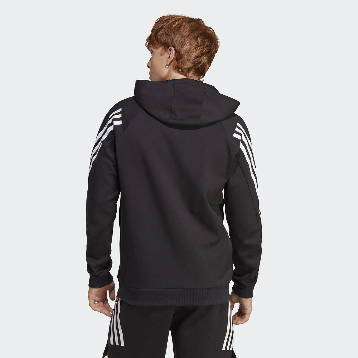 ADIDAS SPORTSWEAR<br>Moletom com capuz, 3 listras nas mangas