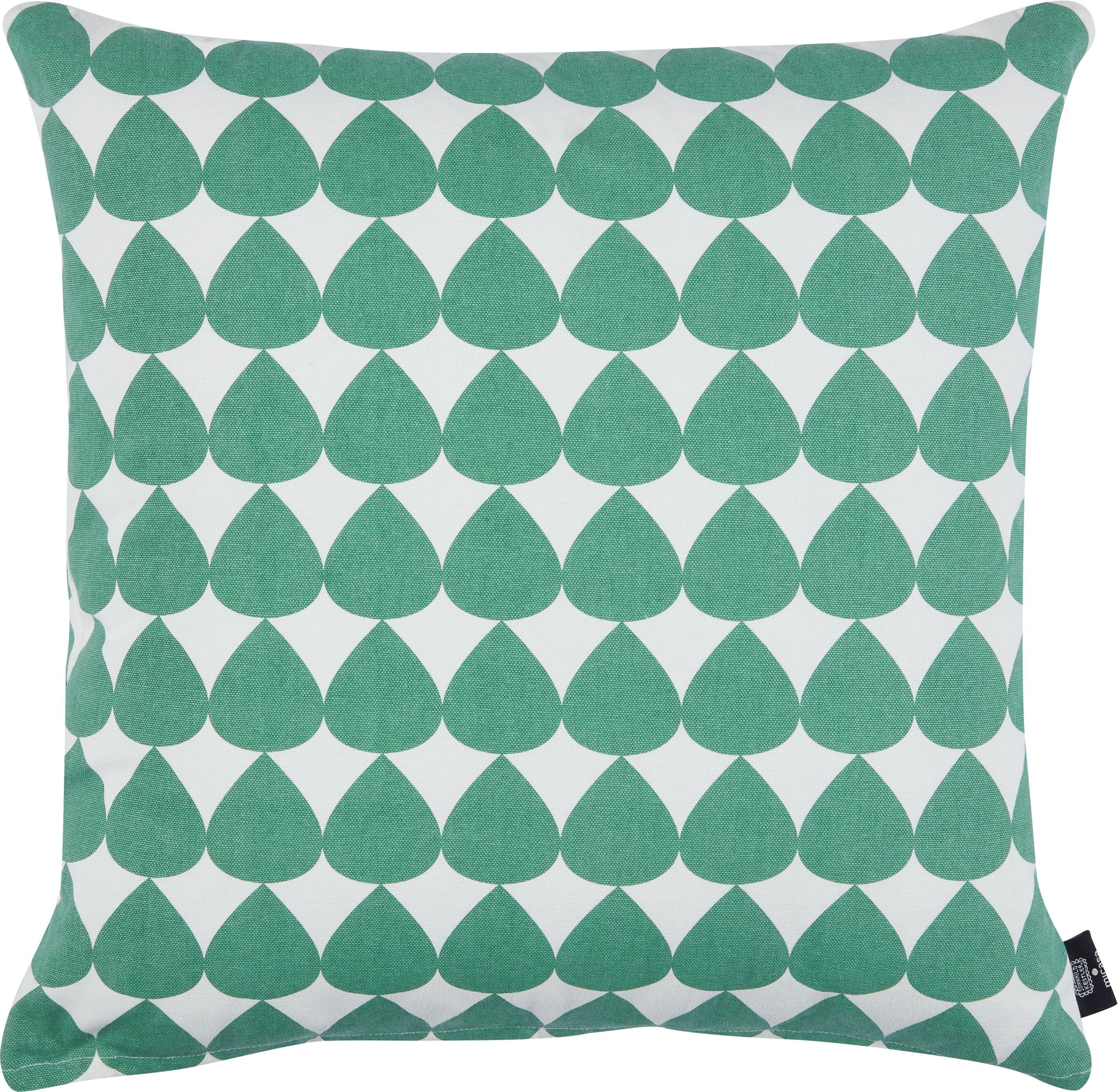 SE-CIAO Zierkissen 50x50cm grün - Grün / B: 50.0 cm x H: 50.0 cm
