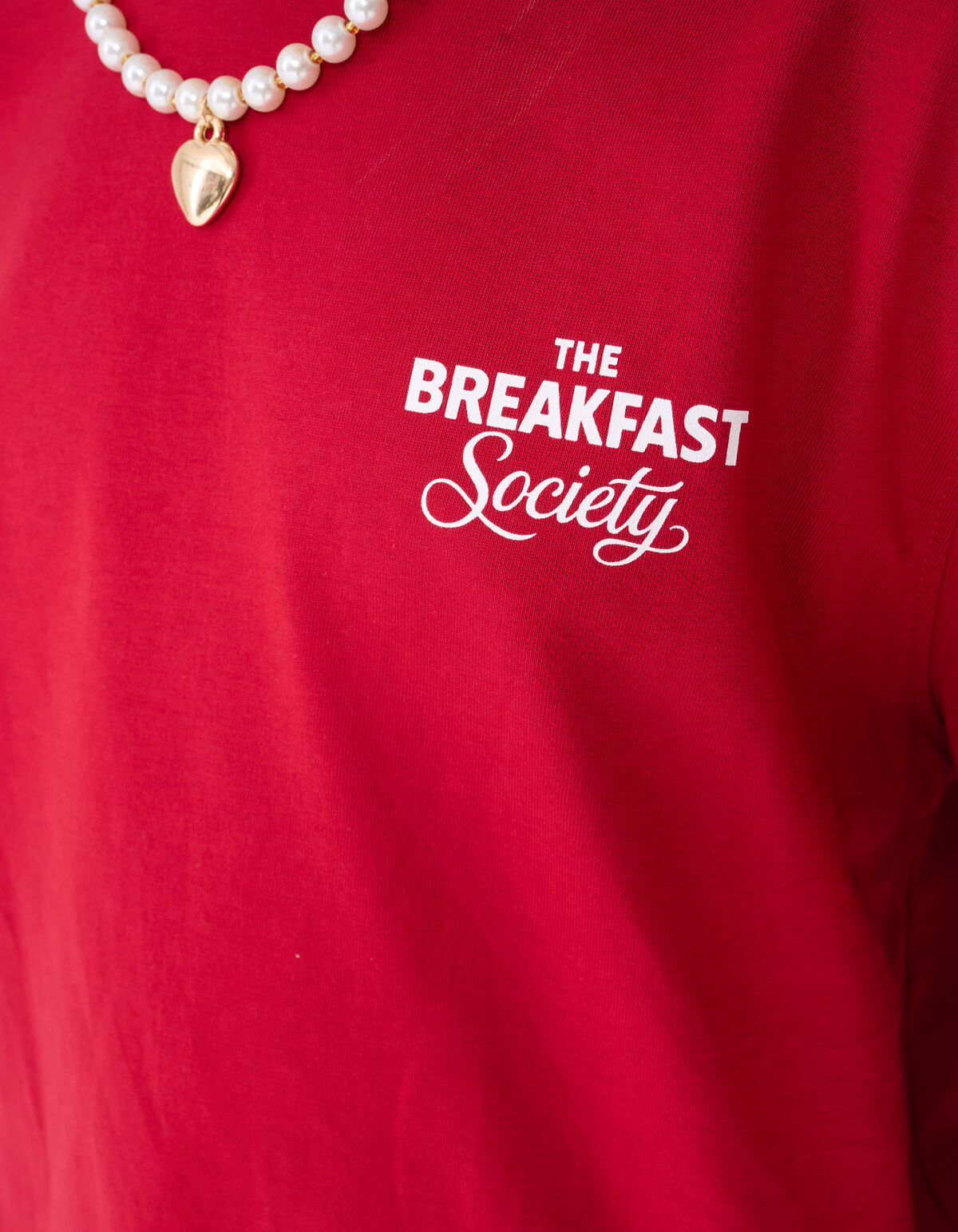 Pretzel Artwork T-shirt Rood