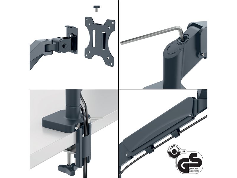 Leitz Ergo Single Monitorarm Single Monitorarm