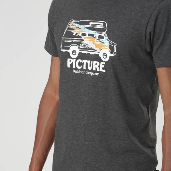 T-shirt PICTURE CUSTOM VAN TEE DARK GREY MELANGE