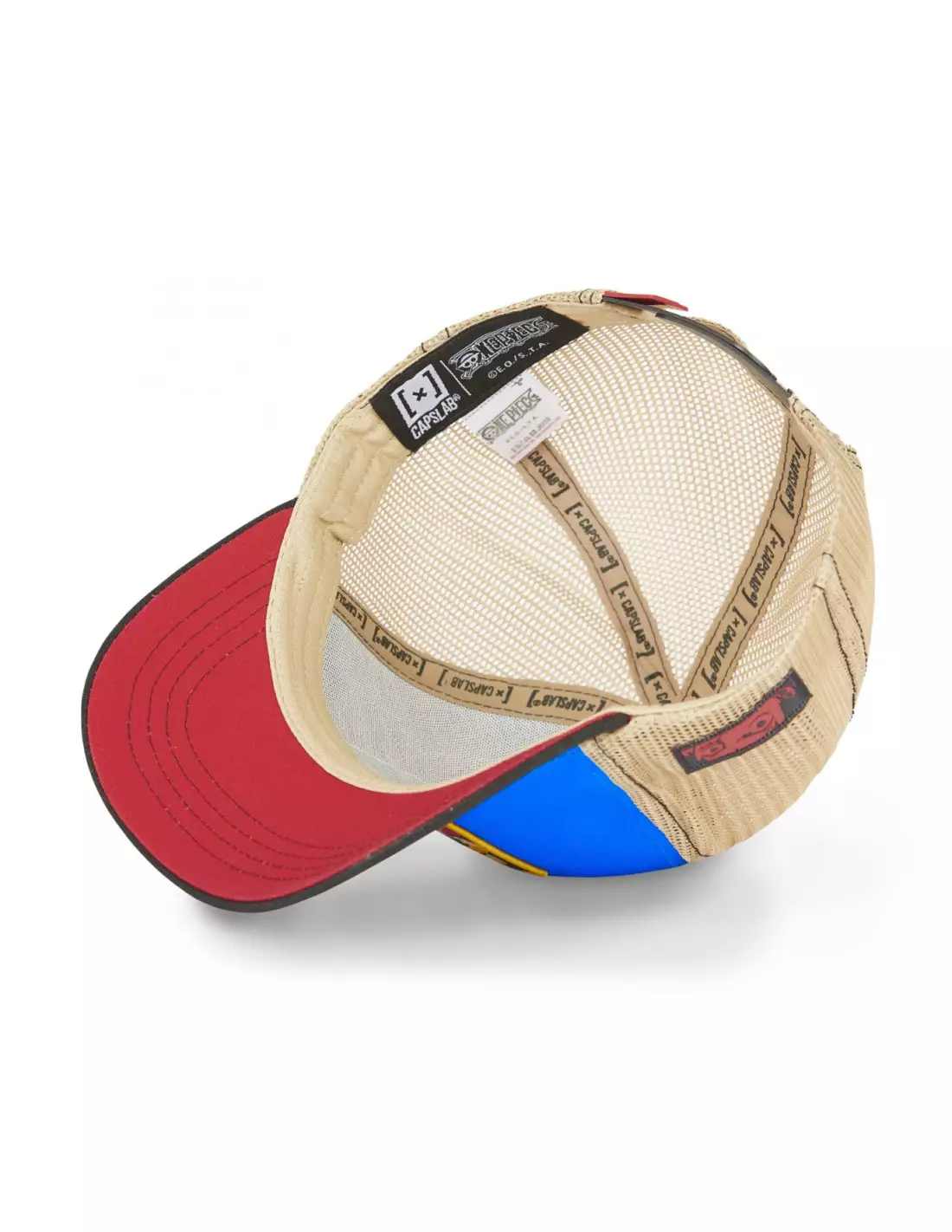 CAPSLAB Casquette One Piece - Luffy - Casquettes Bleumarron