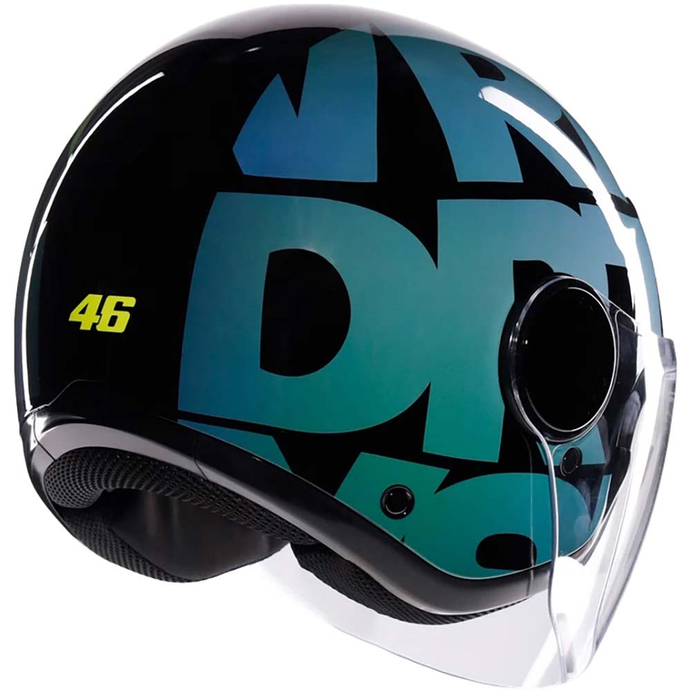 AGV - Casque Eteres Lido 46 Noir / Bleu