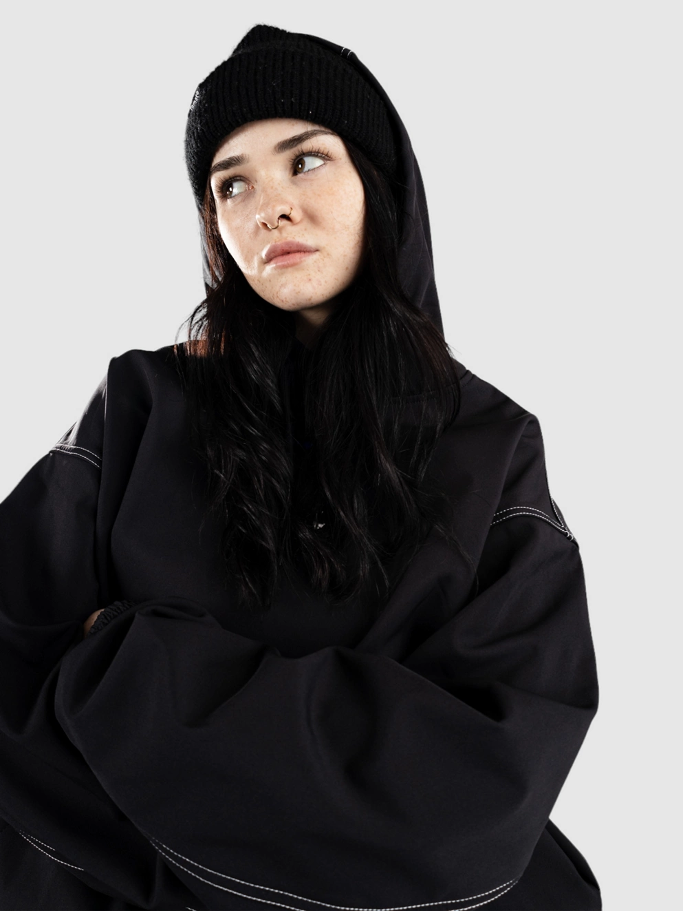 Empyre Tsunami Anorak caviar pantone